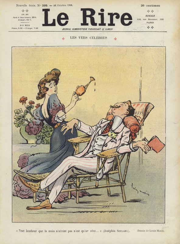 Le Rire için İllüstrasyon by Louis Morin