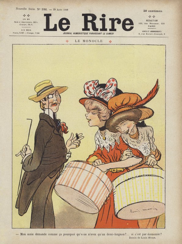 Le Rire için İllüstrasyon by Louis Morin
