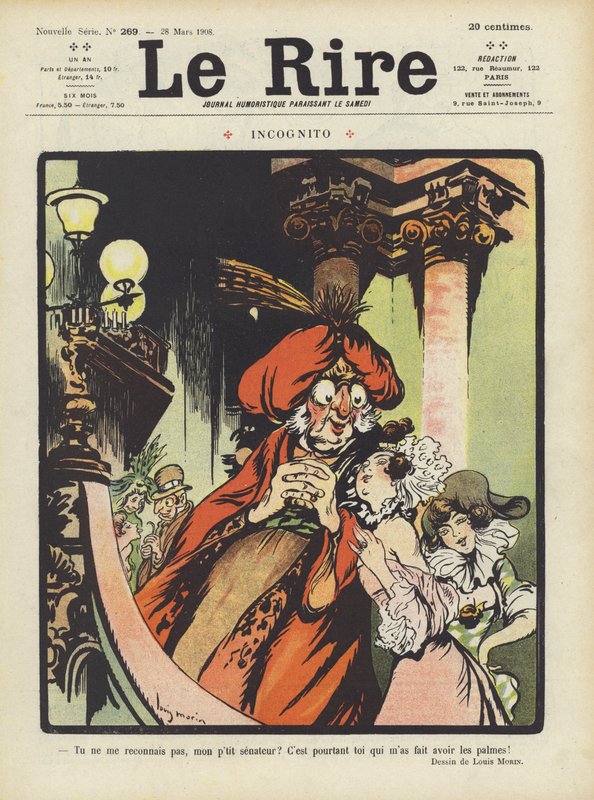 Le Rire için İllüstrasyon by Louis Morin