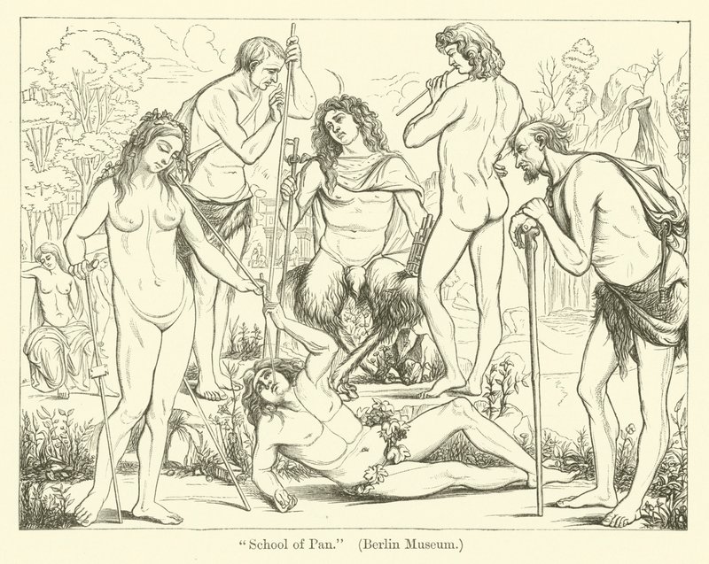 Pan Okulu (gravür) by Luca Signorelli