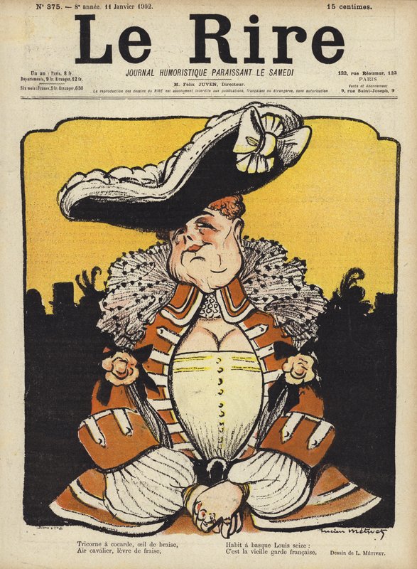 Le Rire için İllüstrasyon by Lucien Metivet