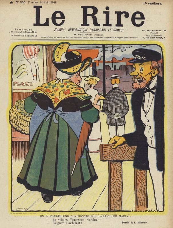 Le Rire için İllüstrasyon by Lucien Metivet