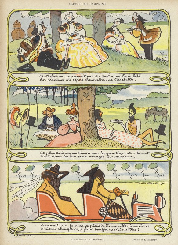 Le Rire için İllüstrasyon by Lucien Metivet