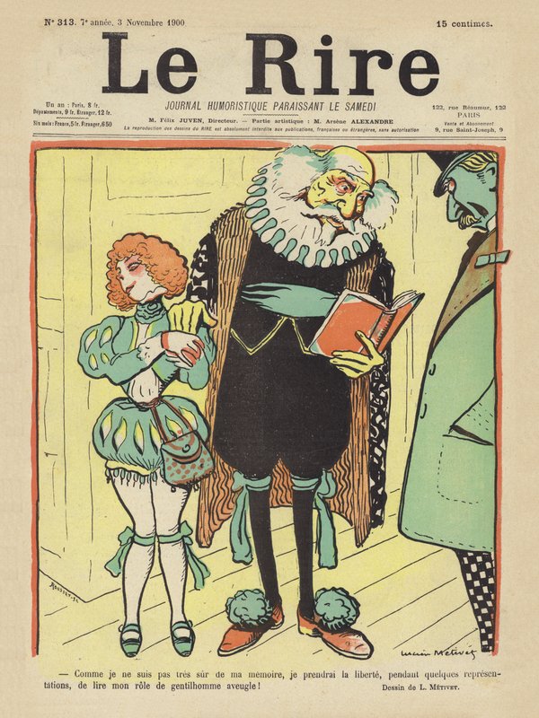 Le Rire için İllüstrasyon by Lucien Metivet