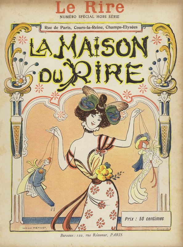 Le Rire için İllüstrasyon by Lucien Metivet