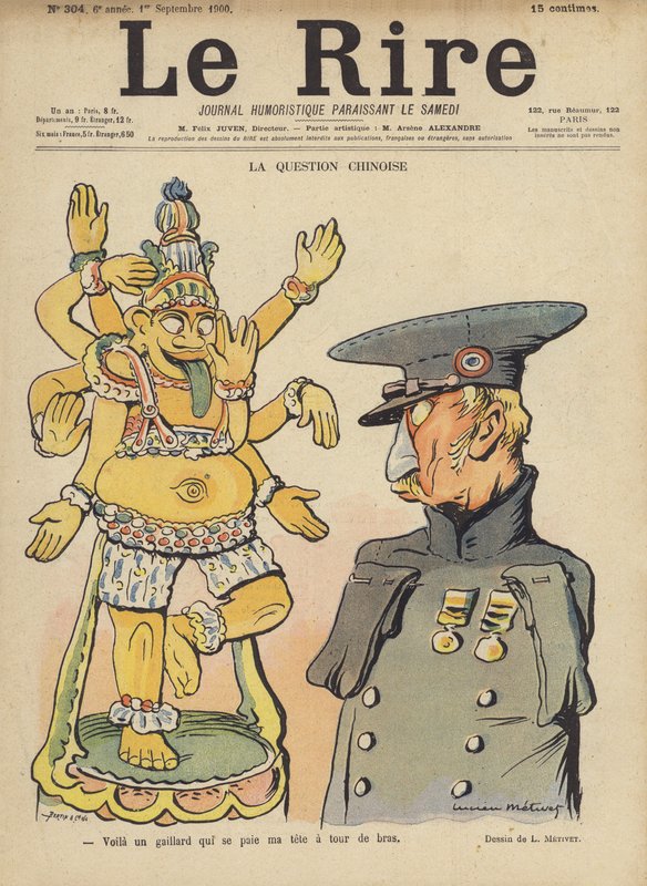 Le Rire için İllüstrasyon by Lucien Metivet