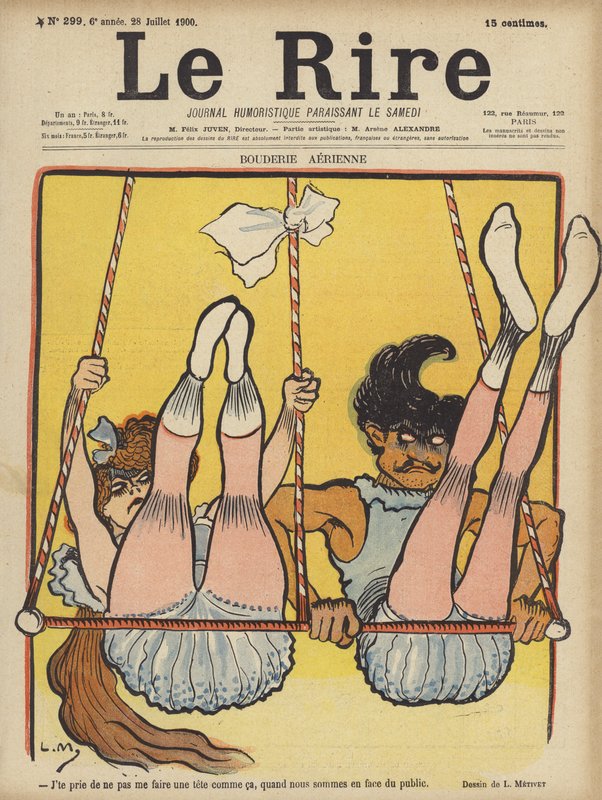 Le Rire için İllüstrasyon by Lucien Metivet