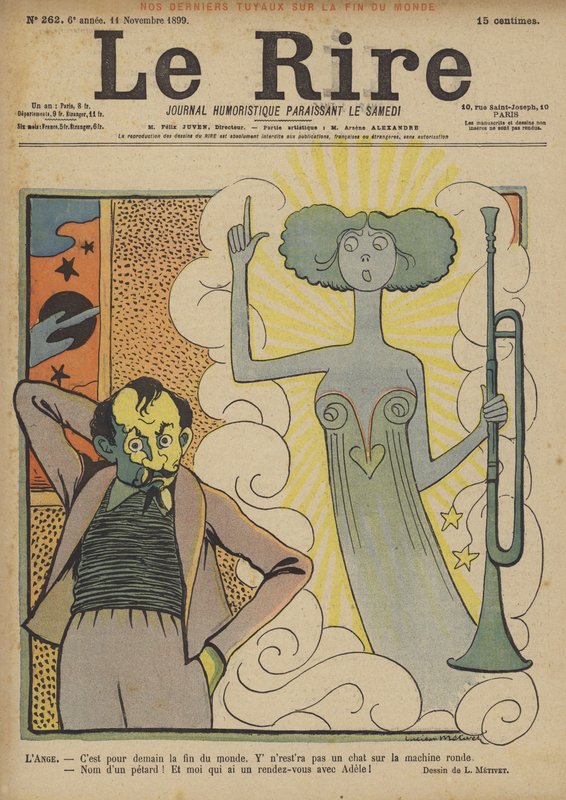 Le Rire için İllüstrasyon by Lucien Metivet