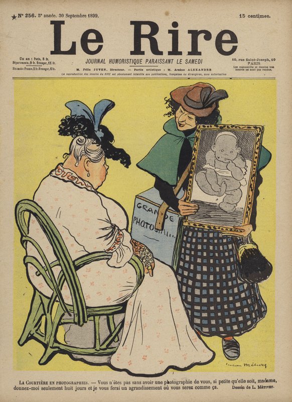 Le Rire için İllüstrasyon by Lucien Metivet