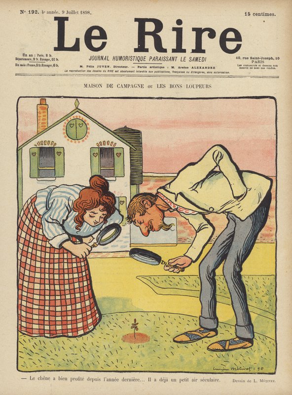 Le Rire için İllüstrasyon by Lucien Metivet