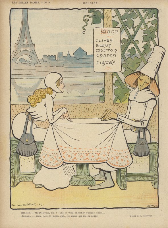 Le Rire için İllüstrasyon by Lucien Metivet