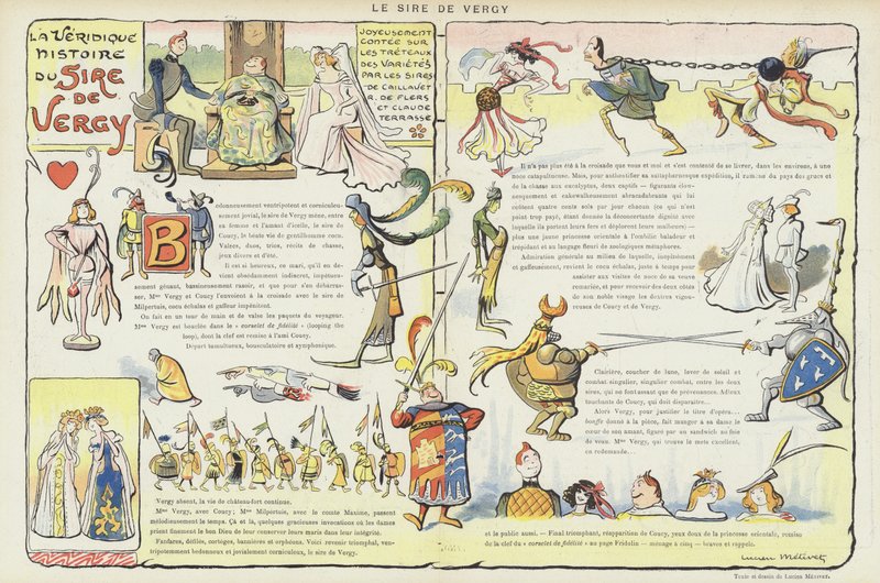 Le Rire için İllüstrasyon by Lucien Metivet