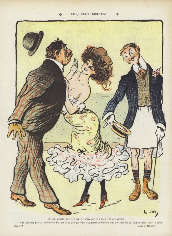 Le Rire için İllüstrasyon by Lucien Metivet