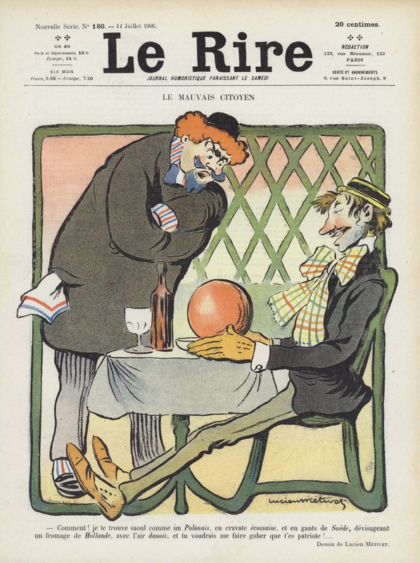 Le Rire için İllüstrasyon by Lucien Metivet