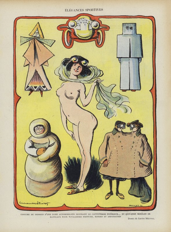 Le Rire için İllüstrasyon by Lucien Metivet