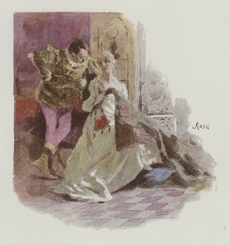 Victor Hugo tarafından Notre-Dame De Paris için İllüstrasyon by Lucius Rossi