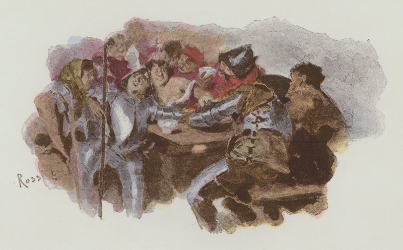 Victor Hugo tarafından Notre-Dame De Paris için İllüstrasyon by Lucius Rossi