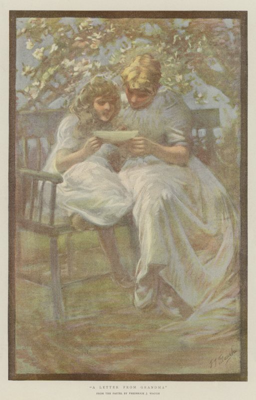 Büyükanneden Bir Mektup (chromolitho) by Marcella M. Walker