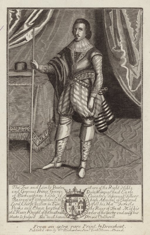 George Villiers by Martin, the elder Droeshout