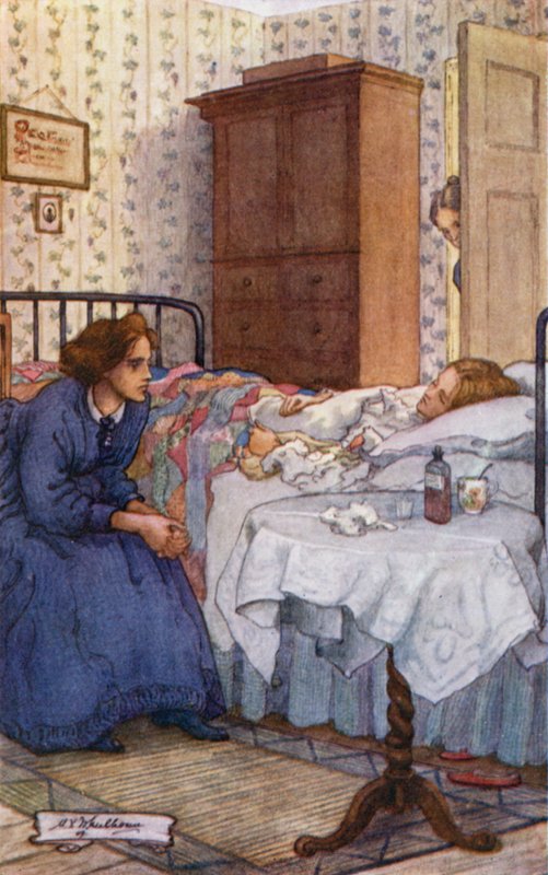 Küçük Kadınlar için İllüstrasyon by Mary V. Wheelhouse