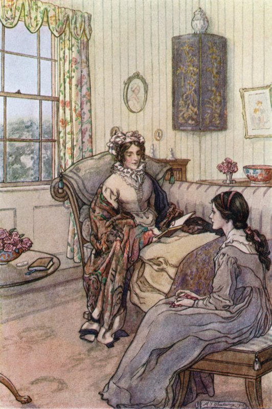 Bayan Gaskell tarafından Karıları ve Kızları için İllüstrasyon by Mary V. Wheelhouse