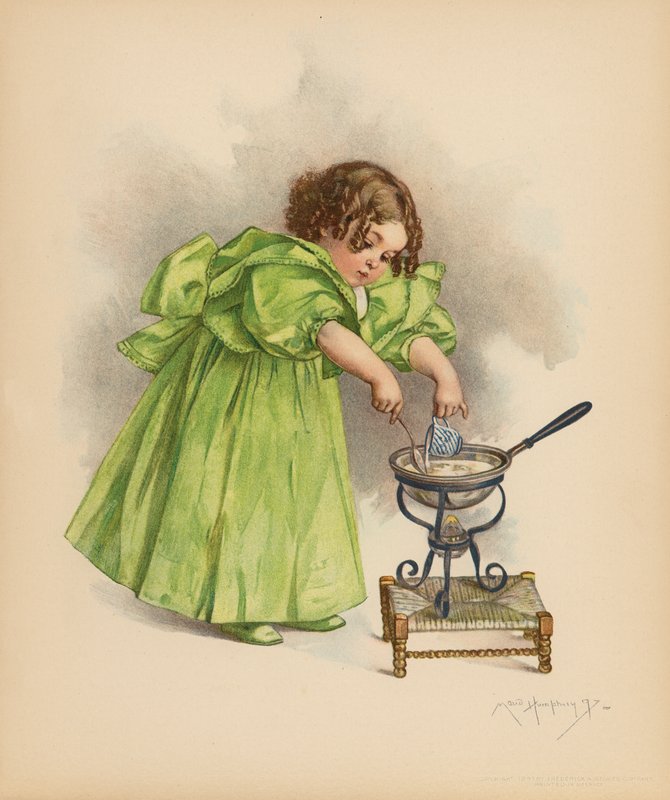 Aşçı (renkli taş) by Maud Humphrey