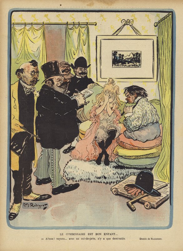 Le Rire için İllüstrasyon by Maurice Radiguet