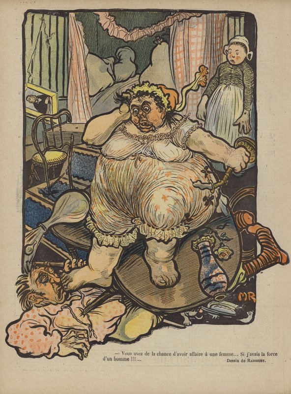Le Rire için İllüstrasyon by Maurice Radiguet