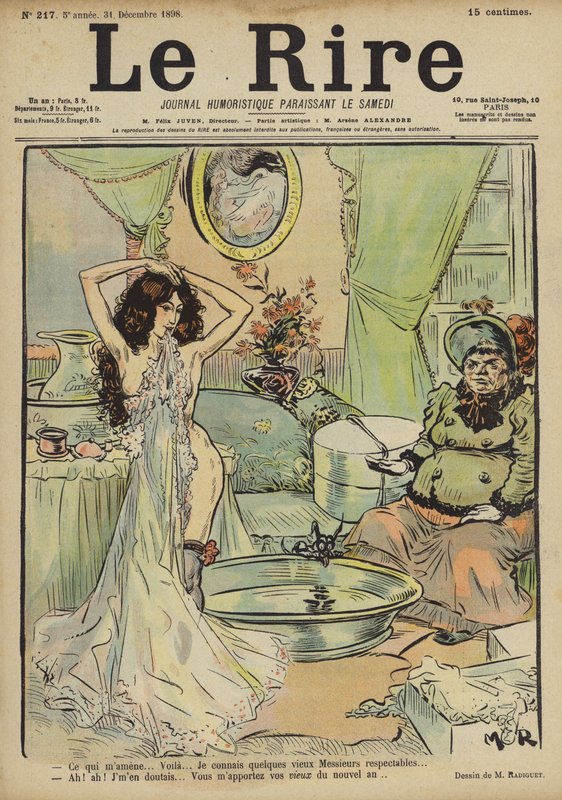 Le Rire için İllüstrasyon by Maurice Radiguet