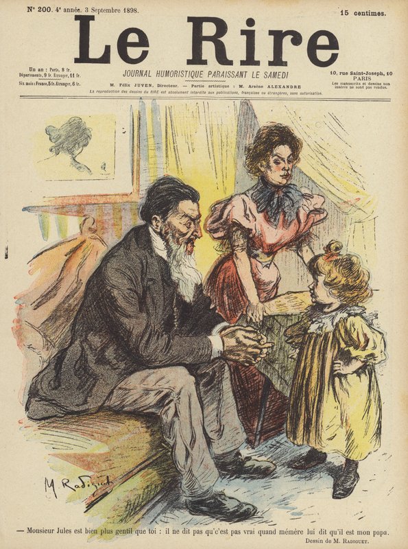 Le Rire için İllüstrasyon by Maurice Radiguet
