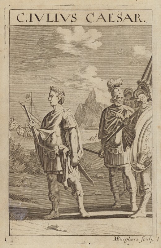 Julius Caesar, Romalı devlet adamı ve general by Michael Burghers