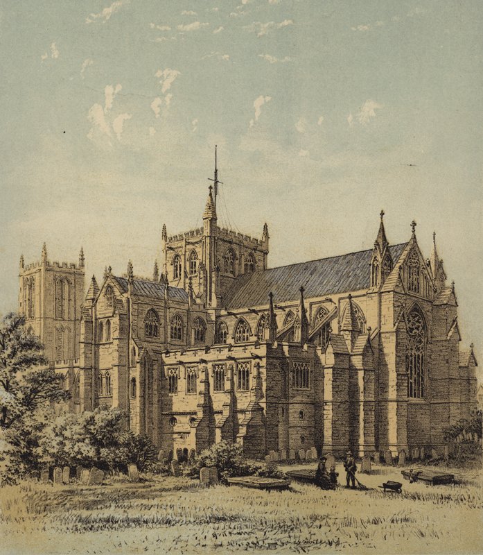 Ripon Katedrali, Yorkshire (renkli taş) by Michael Hanhart