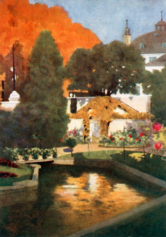 Mermer Bahçeden Fredensborg Kalesi, by Mima Nixon