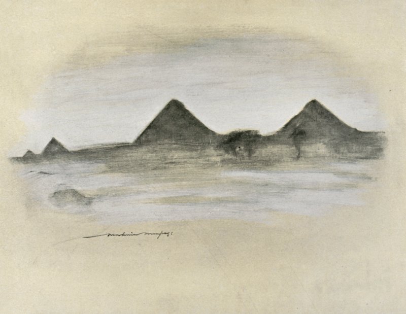 piramitler by Mortimer Ludington Menpes