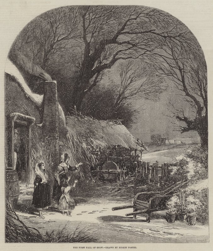 Karın İlk Düşüşü by Myles Birket Foster