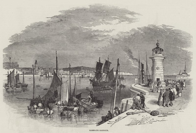 Ramsgate Limanı by Myles Birket Foster