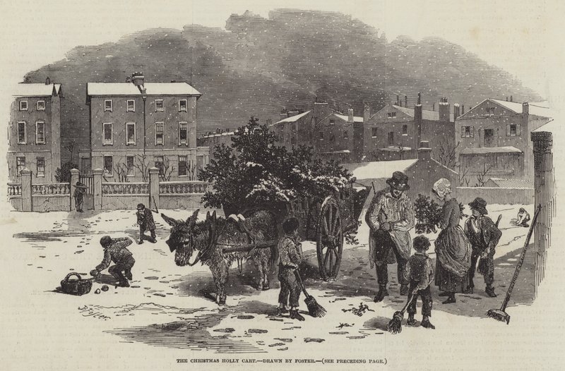 ಕ್ರಿಸ್ಮಸ್ ಹೋಲಿ ಕಾರ್ಟ್ ಟರ್ಕ್ by Myles Birket Foster