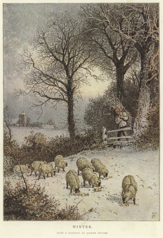 Kış by Myles Birket Foster