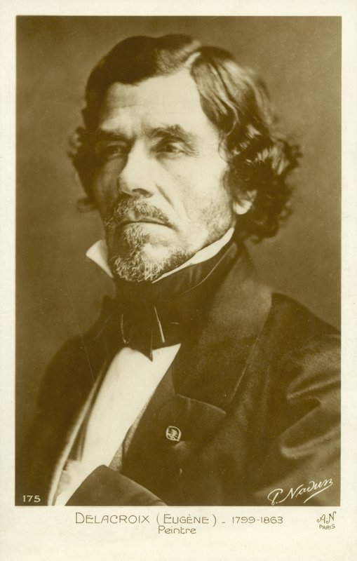 Eugene Delacroix, Fransız ressam by Nadar