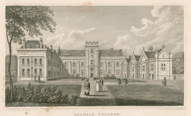 Dulwich Koleji, Londra by Nathaniel Whittock