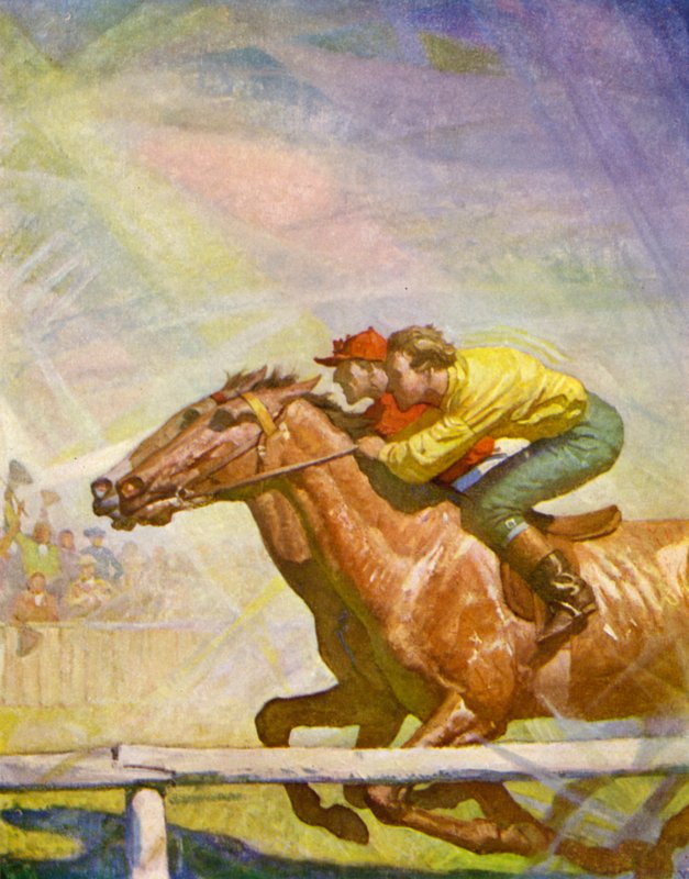 at yarışı by Newell Convers Wyeth