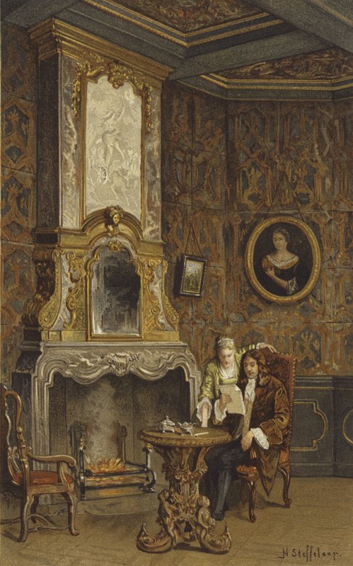 Şömine, c1720 by Nico Steffelaar