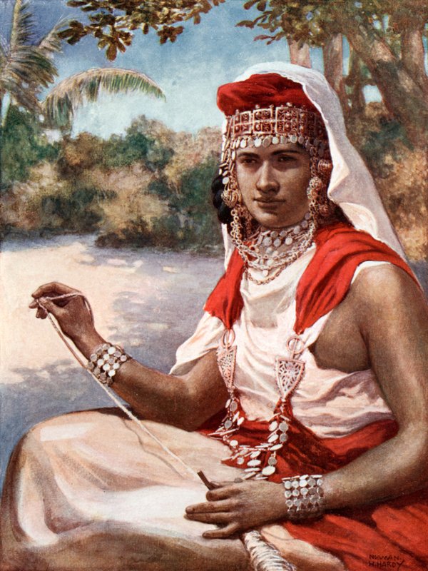 Cezayir Kabyle Kadını by Norman Hardy