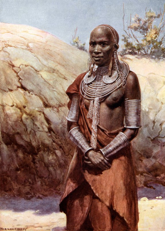 Masai Kadını: İngiliz Doğu Afrikası by Norman Hardy