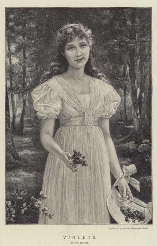 menekşeler by Otto Theodor Gustav Lingner