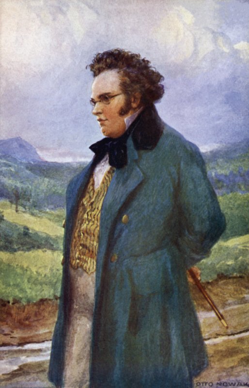 Franz Schubert by Otto Robert Nowak