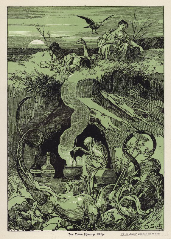 Ölümün Kara Mutfağı (renkli taş) by Otto Seitz