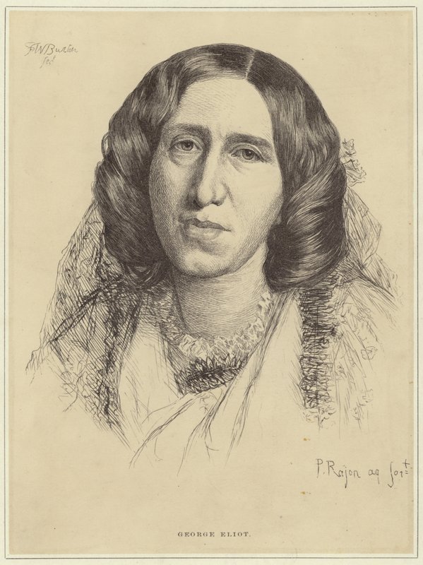 ಜಾರ್ಜ್ ಎಲಿಯಟ್ ಟರ್ಕಿಯ ಭಾವಚಿತ್ರ by Paul Adolphe Rajon