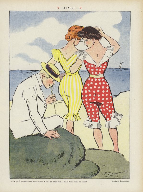Le Rire için İllüstrasyon by Paul Balluriau
