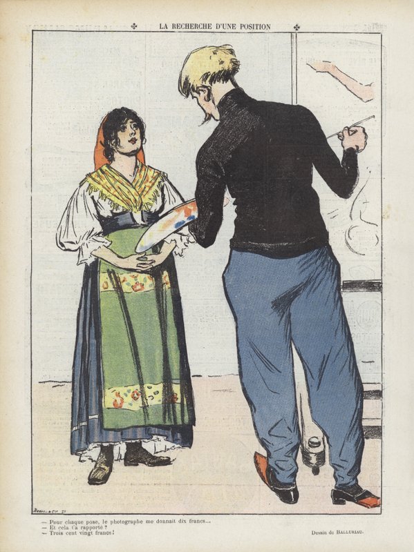 Le Rire için İllüstrasyon by Paul Balluriau